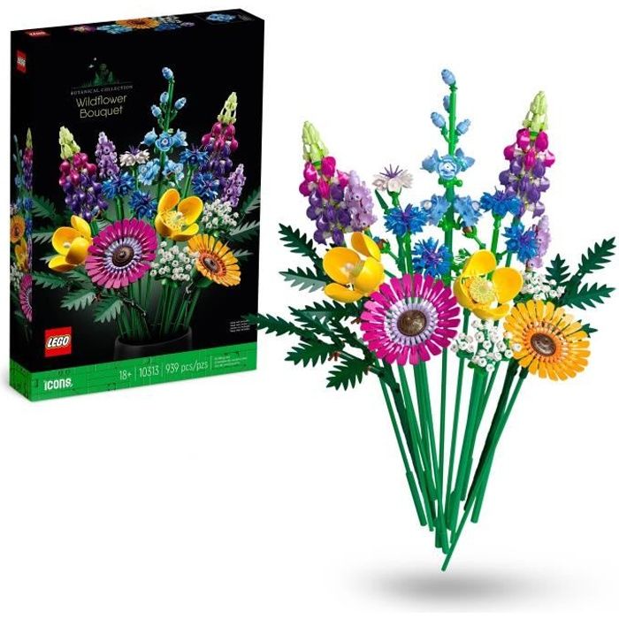 Lego 10311 Orchidée & 10280 Bouquet de fleurs : : Jeux et