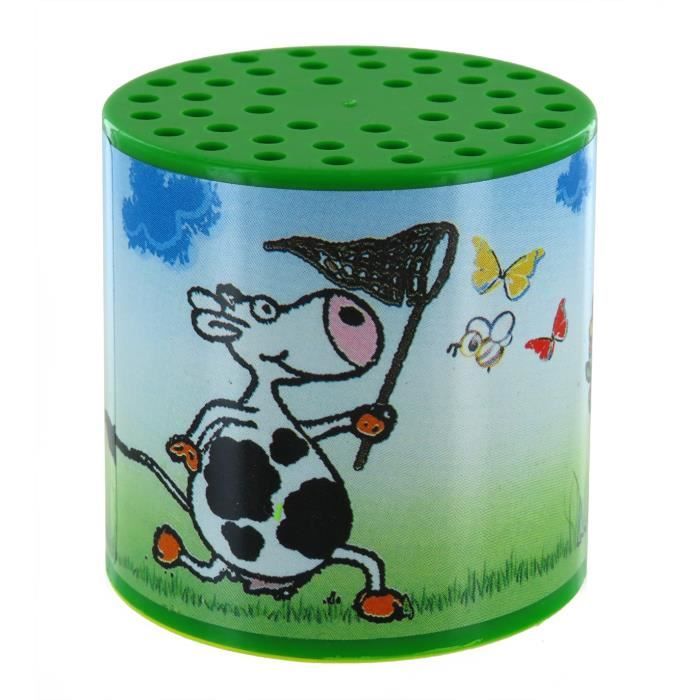 Boîte à meuh - LUTECE CREATIONS - Boîte à vache - Meuglement de vache - Cylindrique