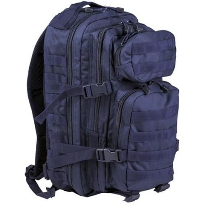 sac à dos us assault 20l marine - miltec 20 l bleu