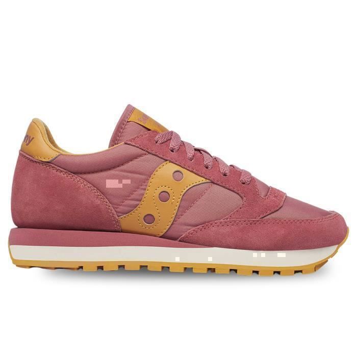 Saucony Chaussures Femme Saucony Jazz Original Rose S1044-694 - Lacets - Textile