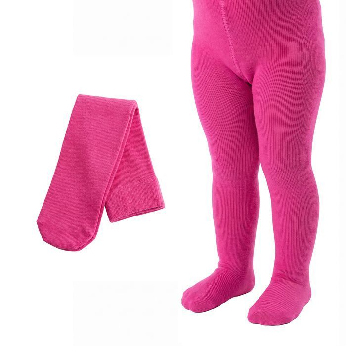 Collants bébé en coton élastique 85196-Fuchsia