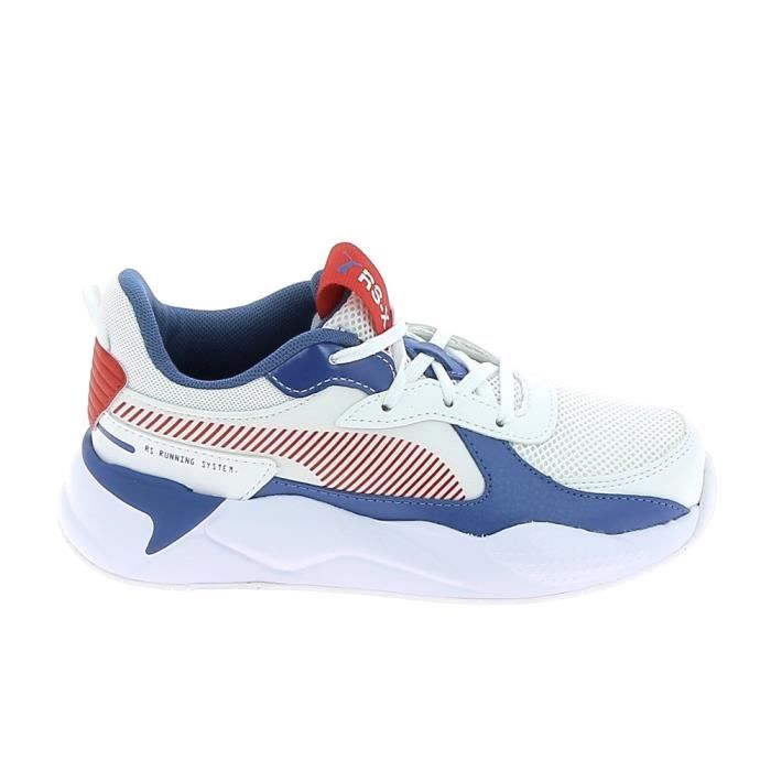 puma blanc rouge bleu