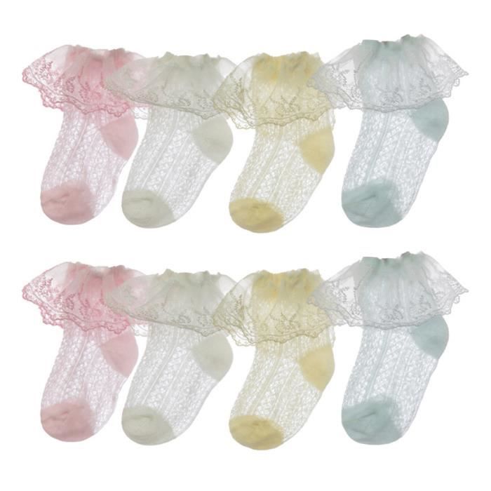 4 Paires Creux Enfants Chaussette Mode Exquis Delicat Simple Bebe Chaussettes Beaux Pour Bebes Pour L Ete Ballerine As Shown Cdiscount Chaussures