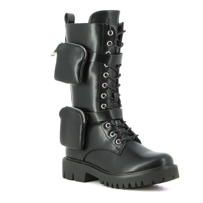 Bottine avec pochette pas cher Clearance