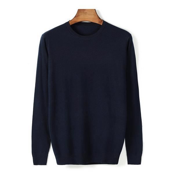 Pull homme hiver Pull en laine col rond pour hommes Style