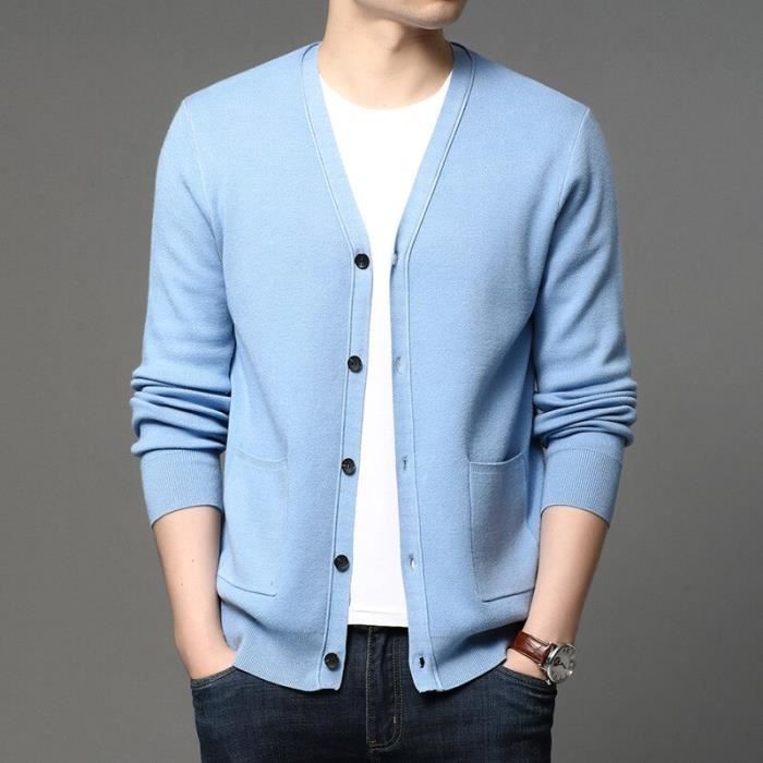 Cardigan fin homme deals
