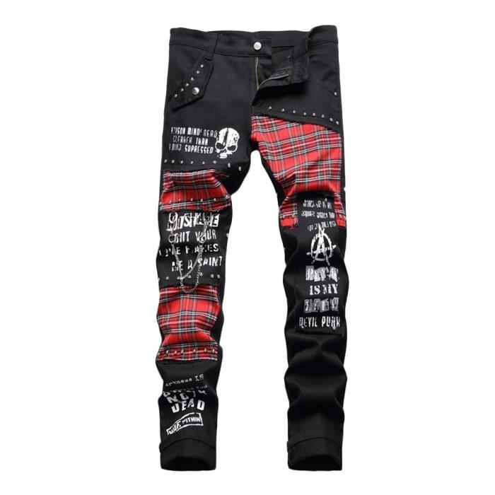 Jean Baggy Pour Garçon - Coupe Ajustée Ou Skinny, Déchiré - Tendance Décontractée - Pour Loisirs, école, Sport - Tissu Doux Et Respirant