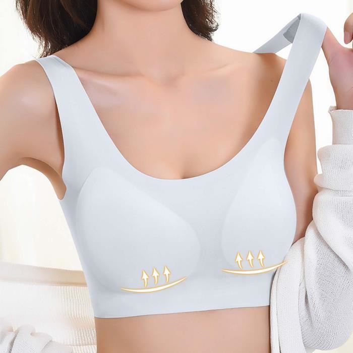 Soutien-gorge Invisible Push-up Rembourré Avec Armatures - Pour Tee-shirt, Tenues Quotidiennes - Confortable Et Discret