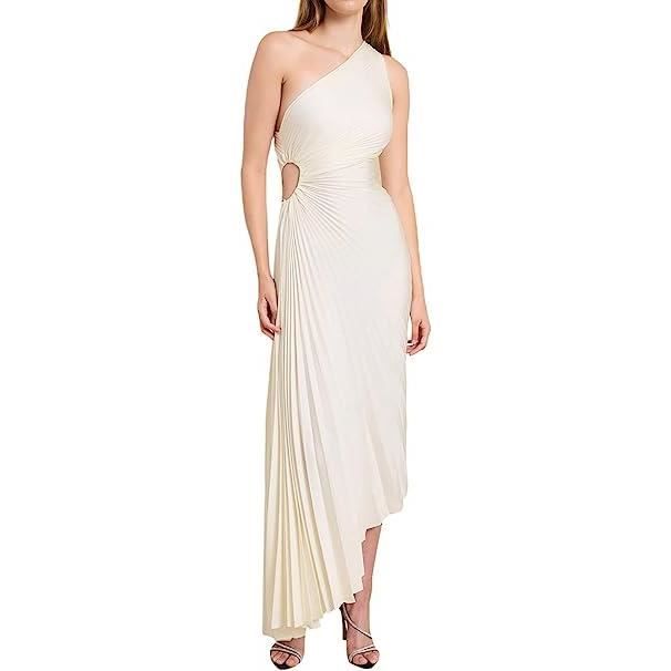 Chic et l gant t femme longue une paule taille basse robe de