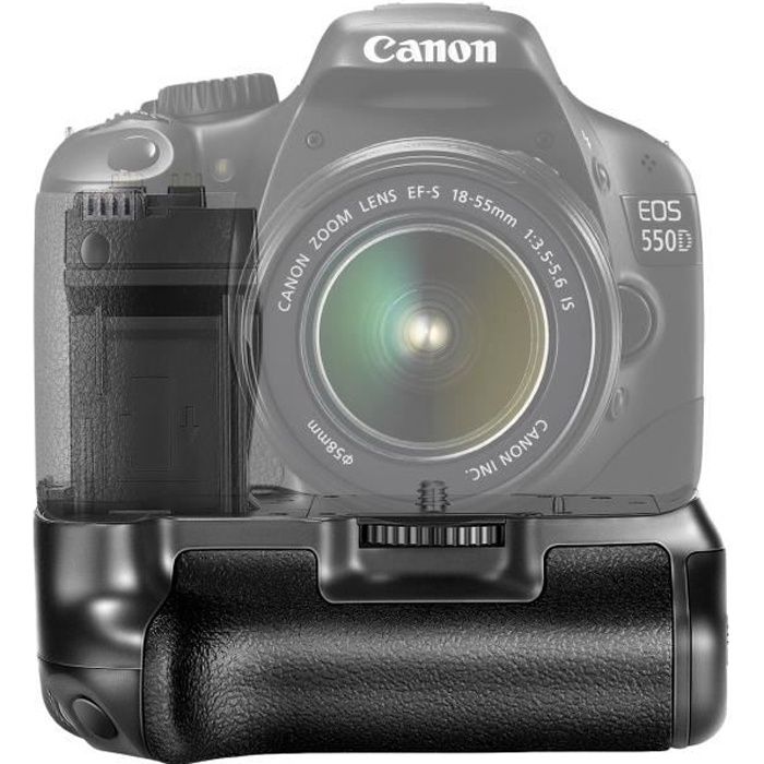 Neewer Batterie Grip Poignée D'alimentation BG-E8 Remplacement pour Canon EOS 550D 600D 650D 700D/ Rebel T2i T3i T4i T5i SLR Caméras