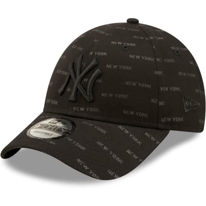 Casquette New York Yankees 9FORTY New Era – Réglable, 55% Coton 45% Polyester, Logo NY