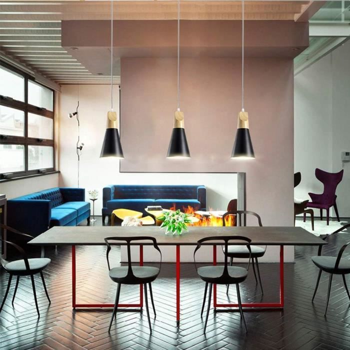 Moderne Suspensions Table 3 Lumieres Lustre Creatif Lampe Pendante