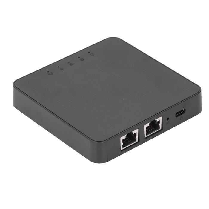 Routeur 4G LTE Compact OMABETA – 2 Ports Ethernet Gigabit – Carte SIM Nano Europe – Mobile Hotspot Modem Voyage