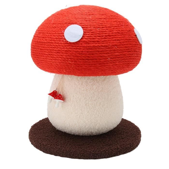 Meilleurs prix pour OMABETA Griffoir pour chat en forme de champignon Tapis à gratter en forme de champignon pour chat, griffes de animalerie toise