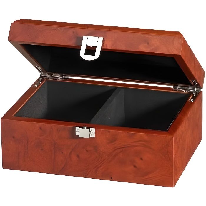 Boîte à échecs En Bois Philos - Dimensions 240 X 155 X 115 Mm, Rangement Pratique