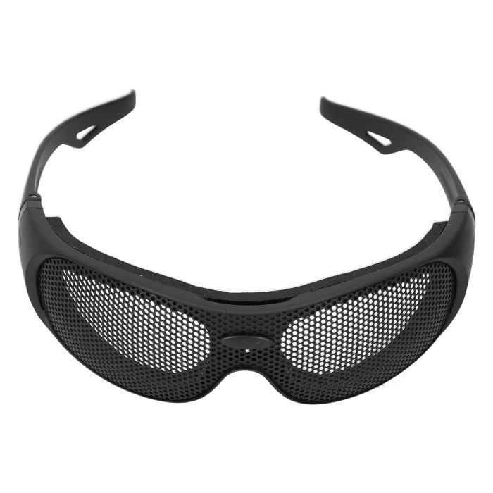 Gant de boucher de maille en acier inoxydable resistant aux coupures de securite bleu Haute