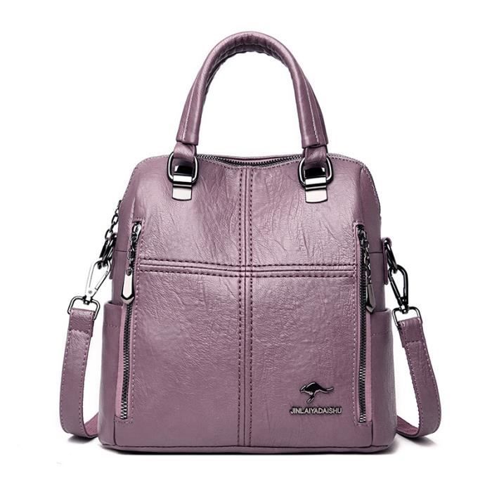 Sacoche De Travail/voyage Pour Homme Avec Bandoulière Pour Port Sur L'épaule Aspect Cuir, Noir (Noir)   FBA FK Germany Quer