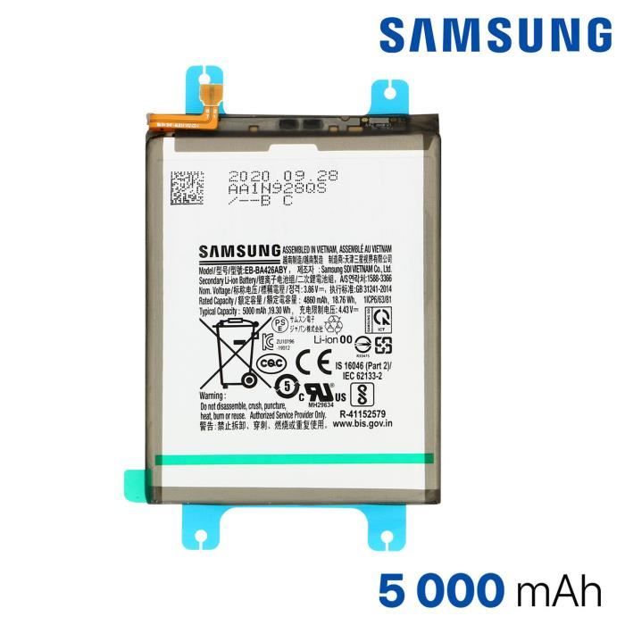 Batterie interne original pour Samsung Galaxy A42 5G EB-BA426ABY 5000Mah