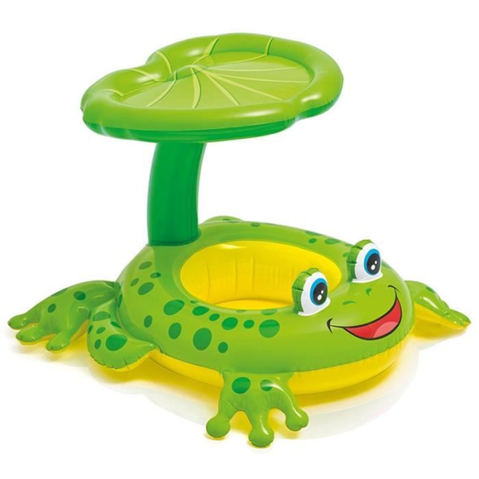 Bouée gonflable piscine grenouille JET LAG 60x50 cm - Vert