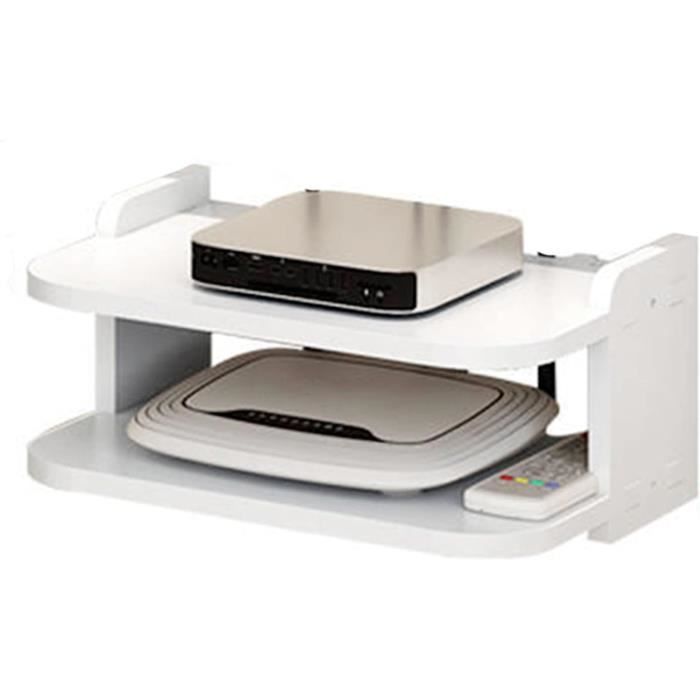Boîtes De Rangement De Routeur Wifi | Blanc, Étagère Murale De Stockage