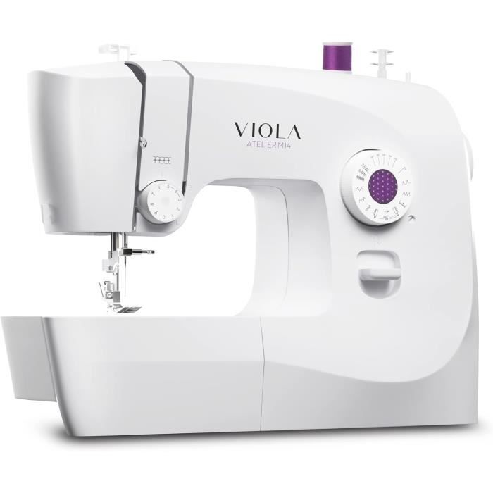 Machine à coudre - Viola Atelier M14 - 14 points de couture - Enfilage automatique - Bras libre