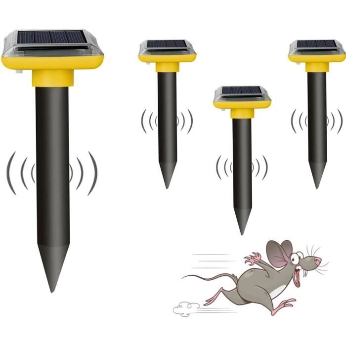 ISOTRONIC Solaire Taupe Deterrer, dissuasif Efficace Contre Les Taupes, Les Souris, Les Fourmis