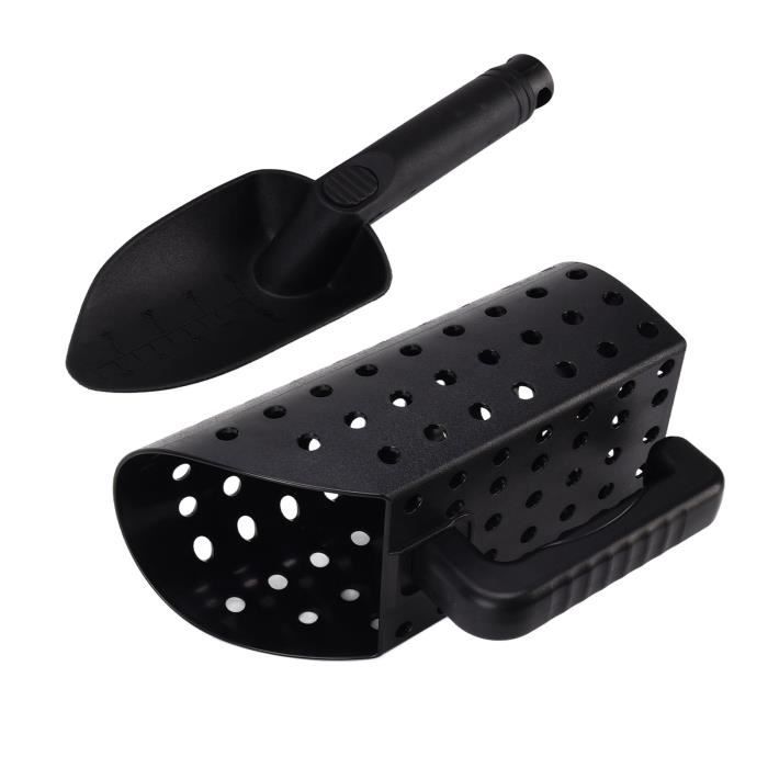 Ensemble De Pelles à Sable VOANZO – 2 Pièces (pelle Et Petite Pelle) En ABS, Pour Détection Métaux, Chasse Au Trésor, Plage