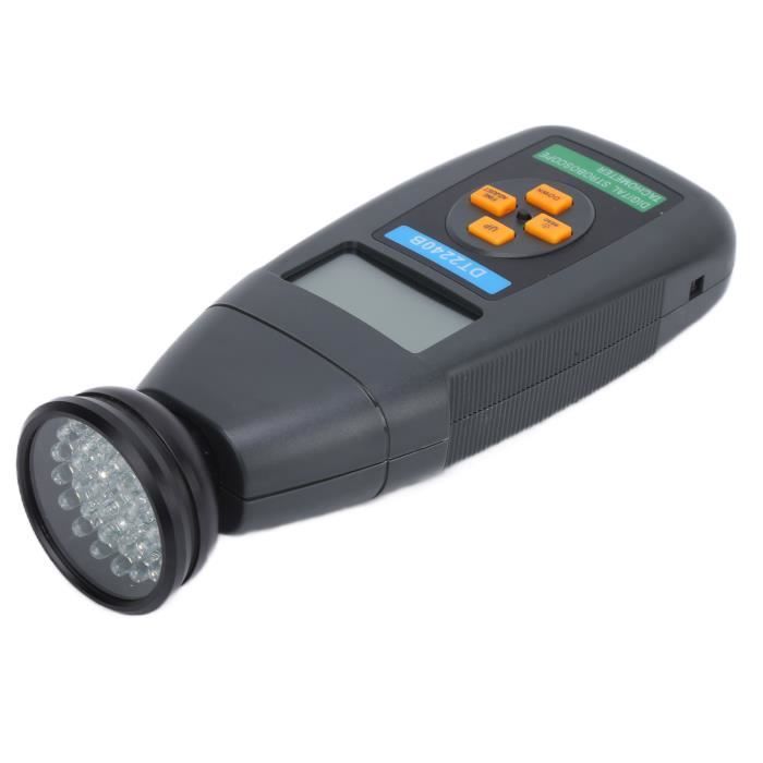 DANOPLUS Tachymètre Numérique Sans Contact | Mesure 2.5-99999 RPM | Enregistrement Données | Portable Et Précis