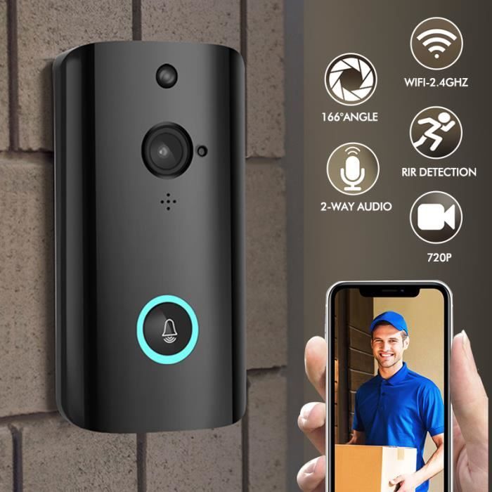 TEMPSA M9 Sonnette intelligente WIFI caméra vidéo sans fil maison