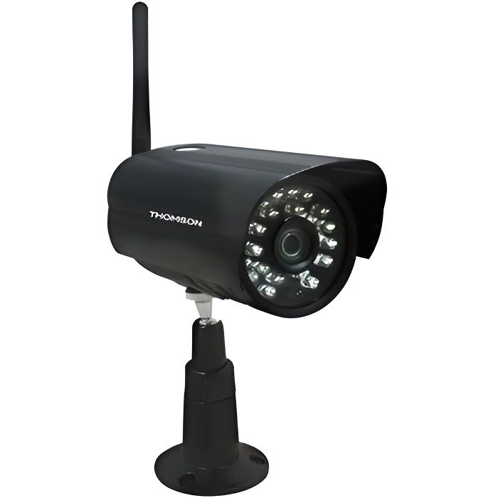 Caméra IP THOMSON 512331 Wi-Fi HD 720p - Fixe - Extérieur-Intérieur - Jour-Nuit - Compatible kit 512330 et 512244