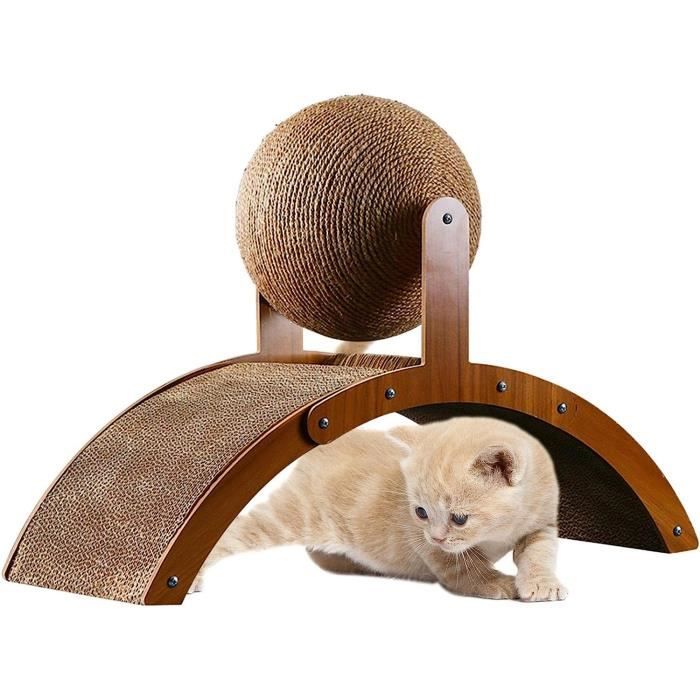 Grattoir À Chat En Carton, Arc Vertical Grand Chaton Grattoir, Jouet À