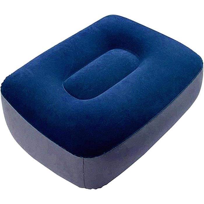 Coussin Gonflable De Confort Avec Surface En Flocage - Pour Soutien Lombaire Ou Usage Intime - PVC Renforcé, Support Jusqu'à 250 Kg