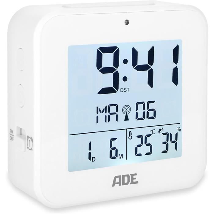 Réveil Radio-piloté "RC 660", Vert Menthe