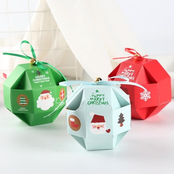 - Sachet Bonbons Noel en Carton avec Fen/êtres 6 de Chaque Lot de 12 BELLE VOUS Boite /à Biscuits Noel - Boite pour Chocolat Noel Facile /à Assembler 2 Motifs Diff/érents 20 x 11 x 7 cm