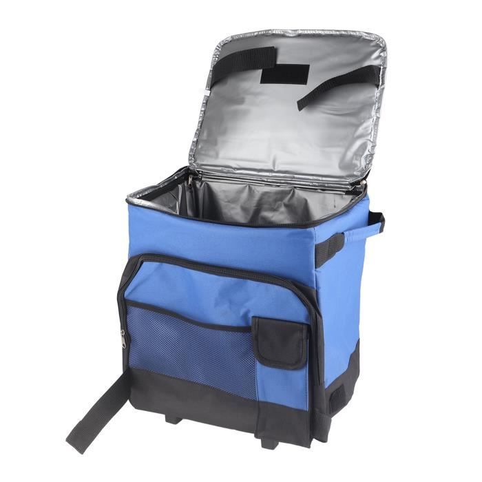 VGEBY Glaci re roulante Sac Isotherme Roulettes 35L en Tissu