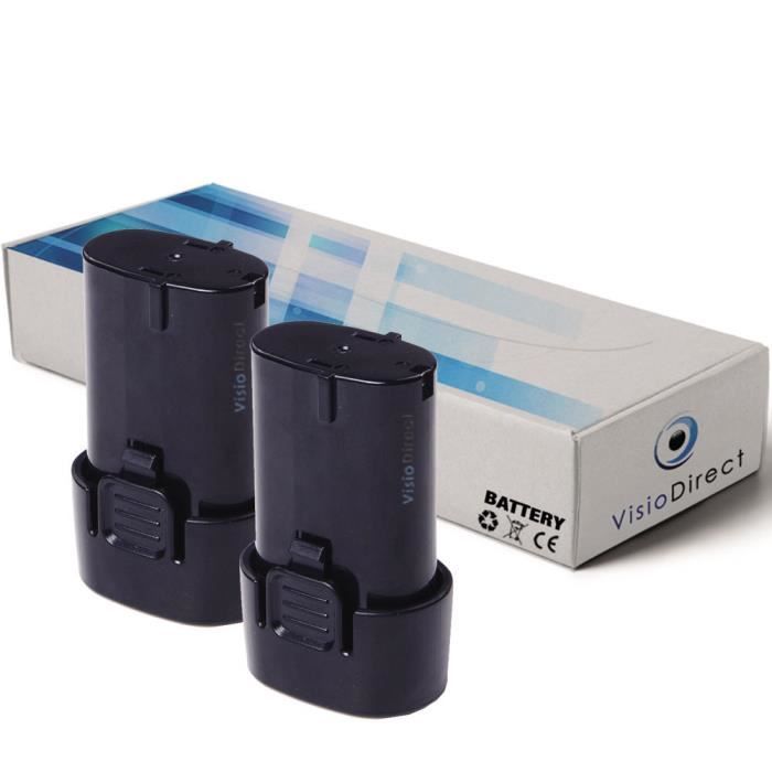 Lot de 2 batteries pour Makita TD021 perceuse visseuse 1500mAh 7.2V — free download