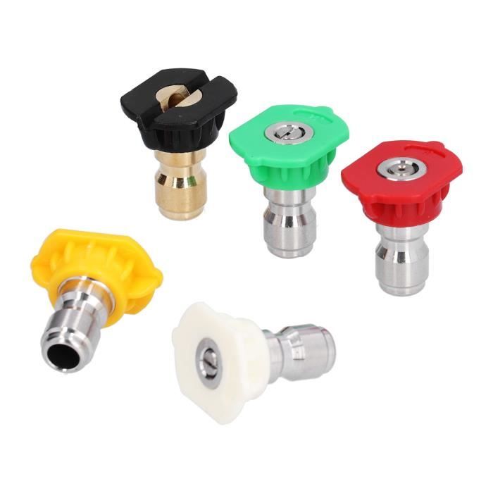 Lot De 2 Embouts Buse Longue Portée Pour Nettoyeur Haute Pression – Rinçage & Savon Jusqu'à 4000 PSI