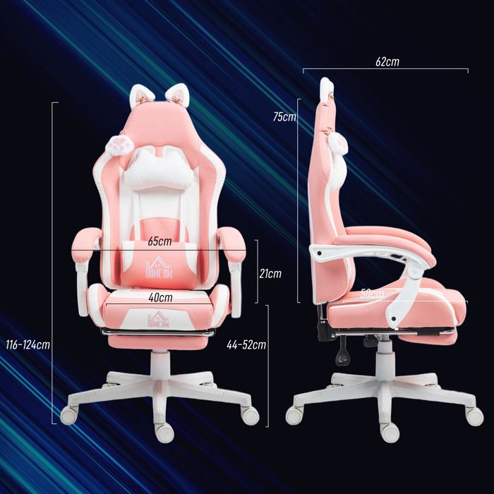 Fauteuil Gaming - Cougar Gaming - FUSIONSBLACK - Support Lombaire Incurvé 3D - Inclinaison 160° - Informatique