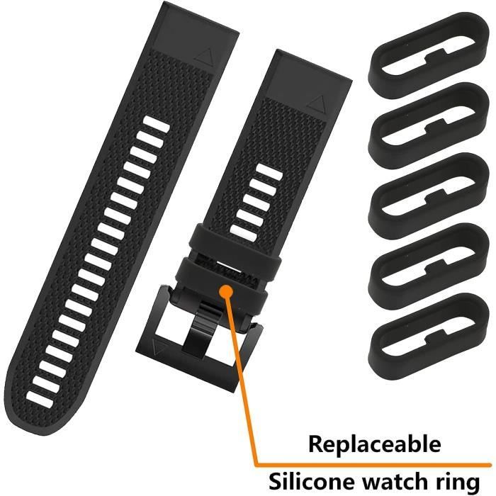 Passant de Bracelet de Montre En Silicone Durable pour Garmin