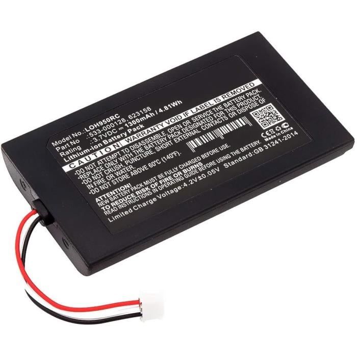 Batteria Aousavo 533-000128 – Ricambio Per Harmony 950 E Elite Logitech, 1600mAh 3.7V - 5