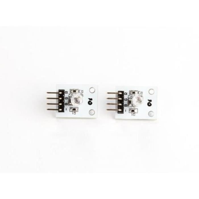 MODULE RGB LED COMPATIBLE ARDUINO® (2 pcs) - Cdiscount Bricolage