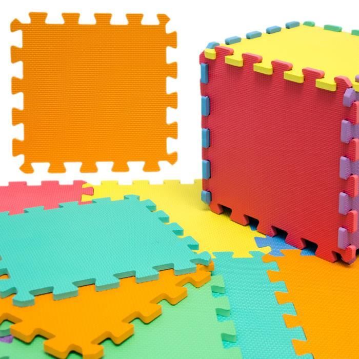 Puzzlestar 123, Tapis Puzzle 10 pièces pour Enfants en EVA antidérapant -  Le Grand Tapis de Jeu Peut être assemblé, Chaque pièce est de 30 x 30 x 1  cm