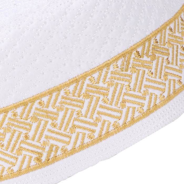 Casquette De Prière Musulmane Al-Imsal Tricotée - Blanc, Coton, Taille Unique - Neuf Avec étiquettes, Fabriqué Au Pakistan