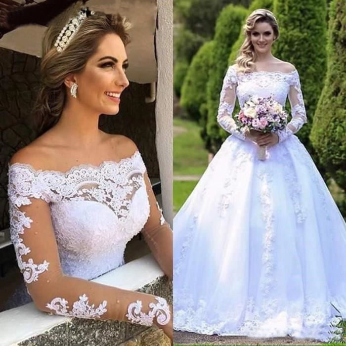 Ivory 40 one shoulder wedding dresses women 2019 new Europe and the United States bride trailing large size repair studio wedding Rouge Cdiscount Pret a Porter