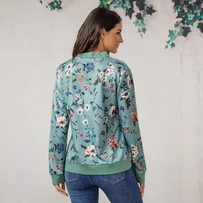 Veste Légère Joules Femme Floral Vert - Taille 38 M, Occasion Très Bon état