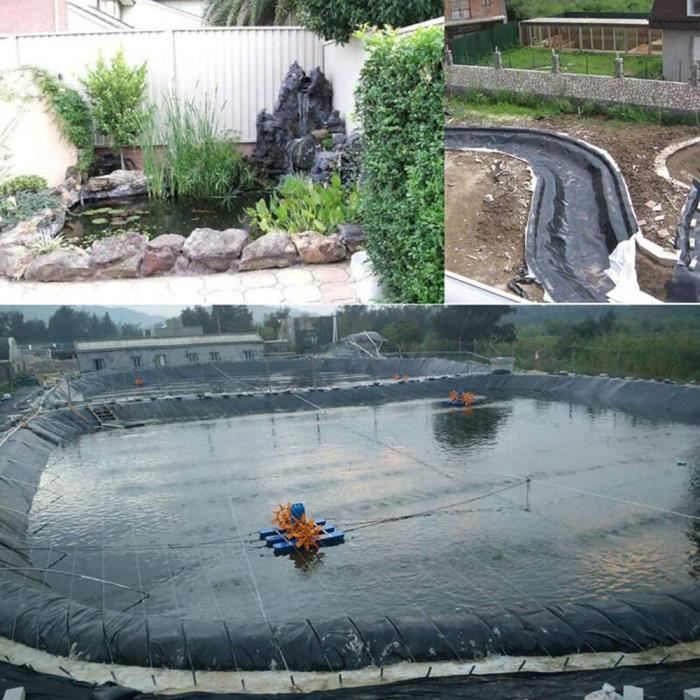 Bâche pour bassin RUMOCOVO - 6m x 4m - Facile à nettoyer et installer -  Sans danger pour plantes et poissons - Cdiscount Jardin