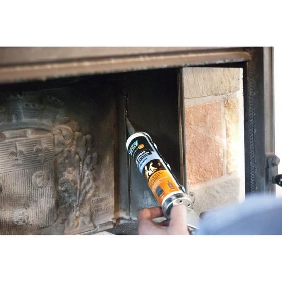 Mastic réfractaire pour appareils de chauffage et foyers de cheminée — free download