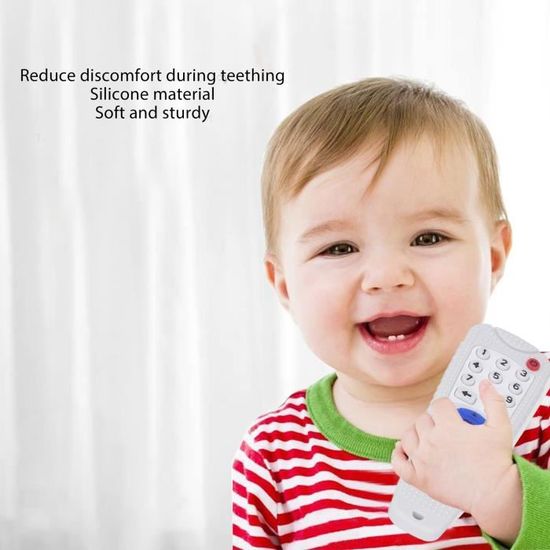 Minifinker Jouet de dentition télécommandé pour bébé Jouet de dentition en  Silicone souple pour bébé, jeux accessoire Noir - Cdiscount Puériculture &  Eveil bébé