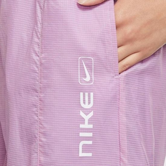 Pantalon de survetement Femme Nike Street Mauve Coupe large Ceinture elastiquee 2 poches laterales Purple Cdiscount Sport
