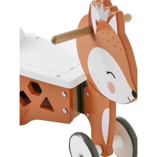Porteur renard on sale en bois